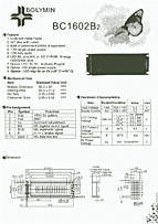 DataSheet BC1602B2 pdf