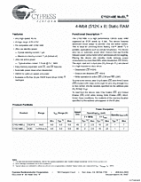 DataSheet CY62148E pdf