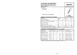 DataSheet BS107P pdf