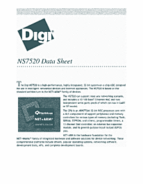 DataSheet NS7520 pdf