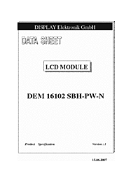 DataSheet DEM16102SBH-PW-N pdf