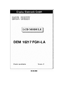 DataSheet DEM16217FGH-LA pdf