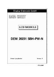 DataSheet DEM20231SBH-PW-N pdf