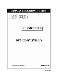 DataSheet DEM20487SYH-LY pdf