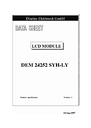 DataSheet DEM24252SYH-LY pdf