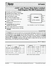 DataSheet SP3483E pdf