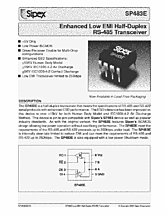 DataSheet SP483EC pdf