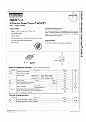 DataSheet FDB047N10 pdf