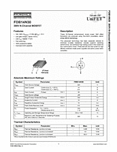 DataSheet FDB14N30 pdf