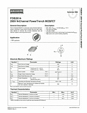 DataSheet FDB2614 pdf