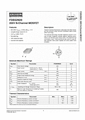 DataSheet FDB52N20 pdf