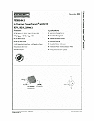 DataSheet FDB8442 pdf