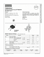 DataSheet FDB8453LZ pdf