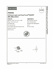 DataSheet FDB8860 pdf