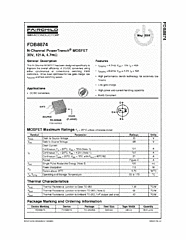 DataSheet FDB8874 pdf