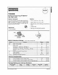 DataSheet FDB8896 pdf