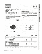 DataSheet FDC610PZ pdf