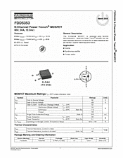 DataSheet FDD5353 pdf