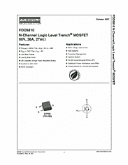 DataSheet FDD5810 pdf