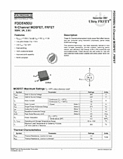 DataSheet FDD5N50U pdf