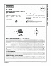 DataSheet FDD6796 pdf