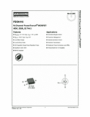 DataSheet FDD8445 pdf