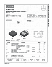 DataSheet FDMC8462 pdf