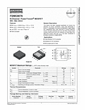 DataSheet FDMC8676 pdf