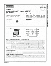 DataSheet FDMS2672 pdf