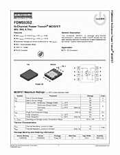 DataSheet FDMS5352 pdf