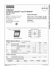 DataSheet FDMS5672 pdf