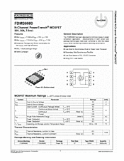 DataSheet FDMS8680 pdf