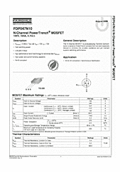 DataSheet FDP047N10 pdf