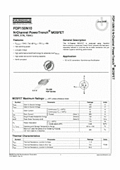 DataSheet FDP150N10 pdf