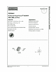 DataSheet FDP8441 pdf