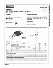 DataSheet FDP8860 pdf