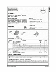 DataSheet FDP8874 pdf