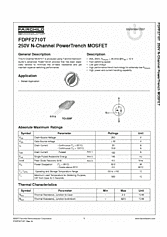 DataSheet FDPF2710T pdf