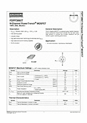 DataSheet FDPF3860T pdf