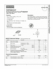 DataSheet FDPF680N10T pdf