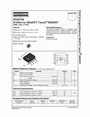 DataSheet FDS2734 pdf