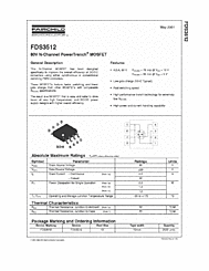 DataSheet FDS3512 pdf