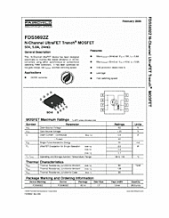 DataSheet FDS5692Z pdf