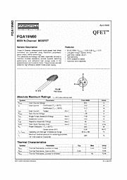 DataSheet FQA19N60 pdf