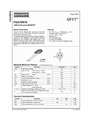 DataSheet FQA70N10 pdf