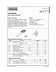 DataSheet FQA90N08 pdf