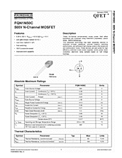 DataSheet FQN1N50C pdf