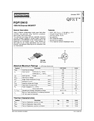 DataSheet FQP13N10 pdf