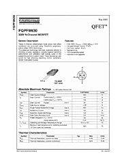 DataSheet FQPF9N30 pdf