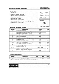 DataSheet IRLM110A pdf